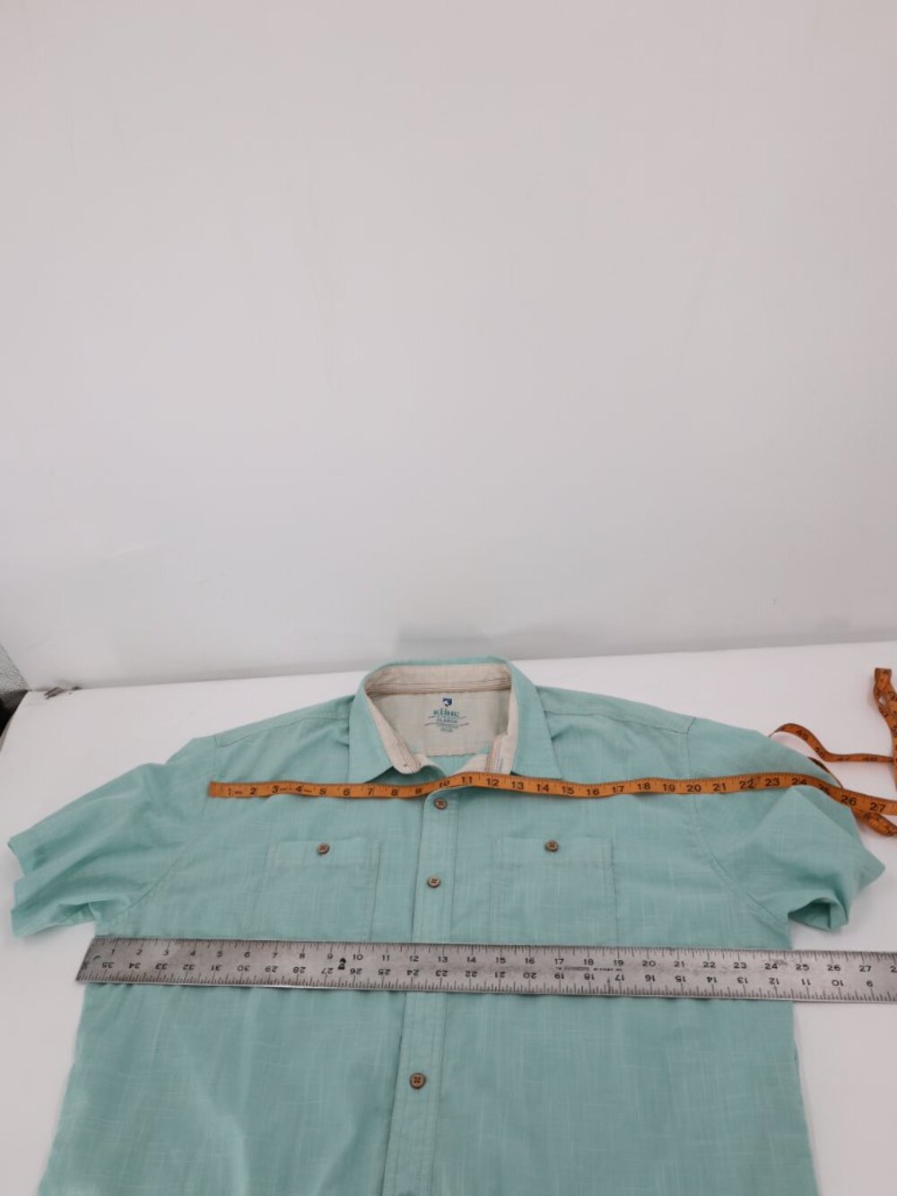 Kuhl Karib Shirt Mens XL Short Sleeve Button Performance Lightweight Hiking - Picture 11 of 11